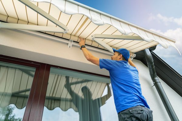 House Awning Installation